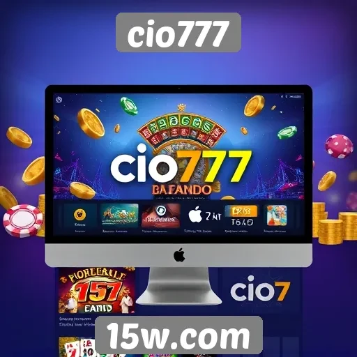 Navegação e design do site cio777 são otimizados